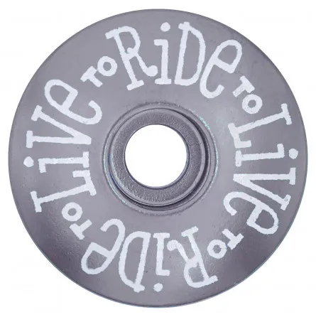 Bouchon de Potence "Live To Ride"