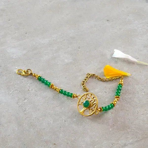 Bracelet Arbre De Vie Aventurine | Bijou Spirituel | Pankaj e-Boutique
