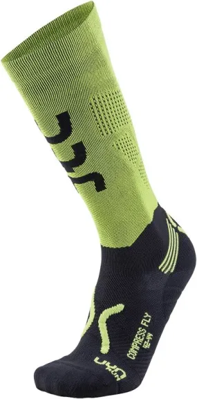 Chaussettes Uyn Men Run Compression Fly Acid Green Black