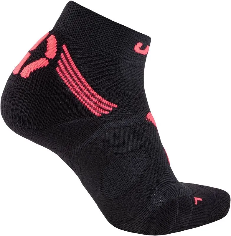 Chaussettes Uyn Women Run Marathon Zero Black Coral Fluo