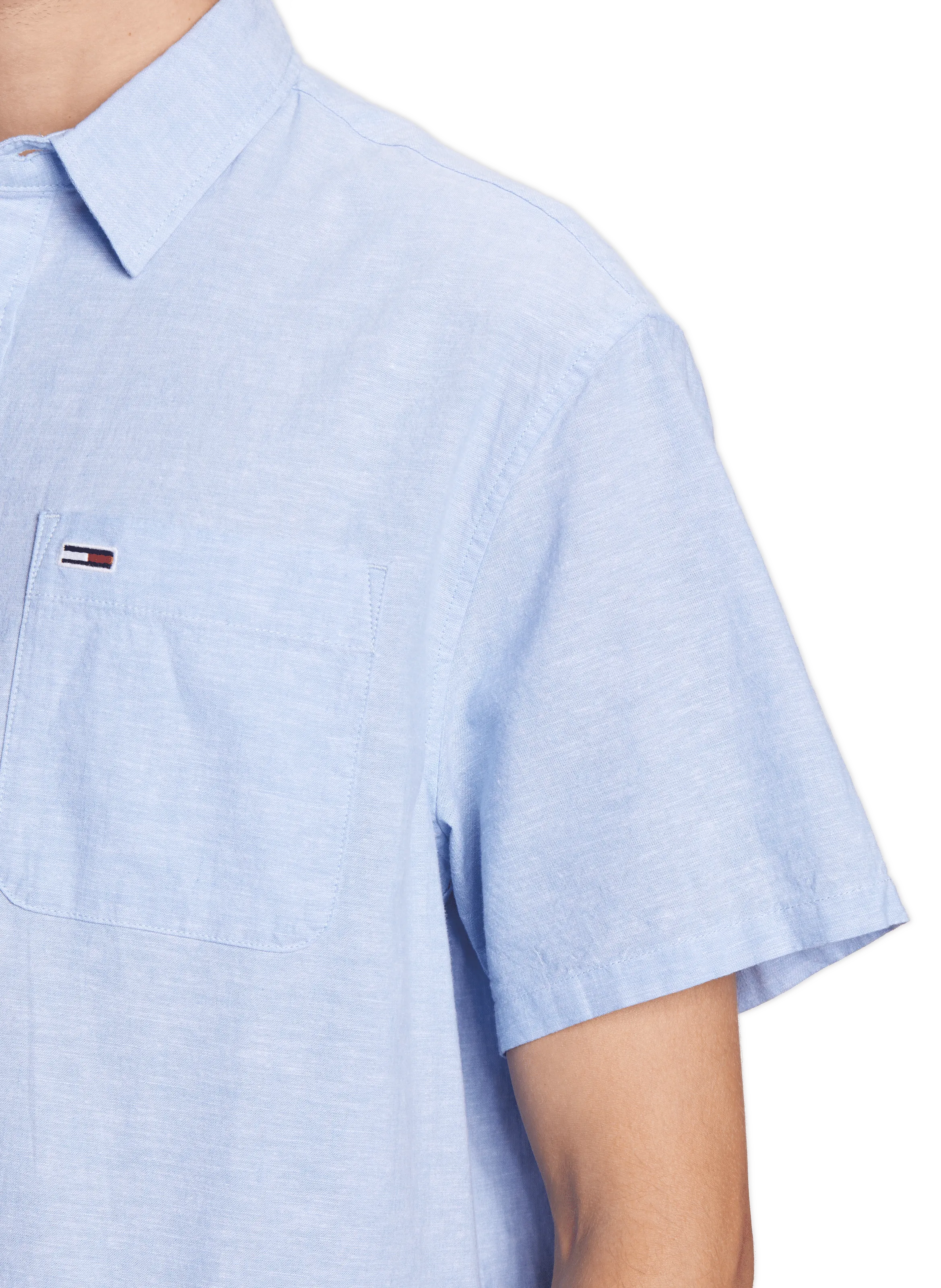 CHEMISE EN COTON ET LIN - TOMMY HILFIGER pour HOMME | Printemps