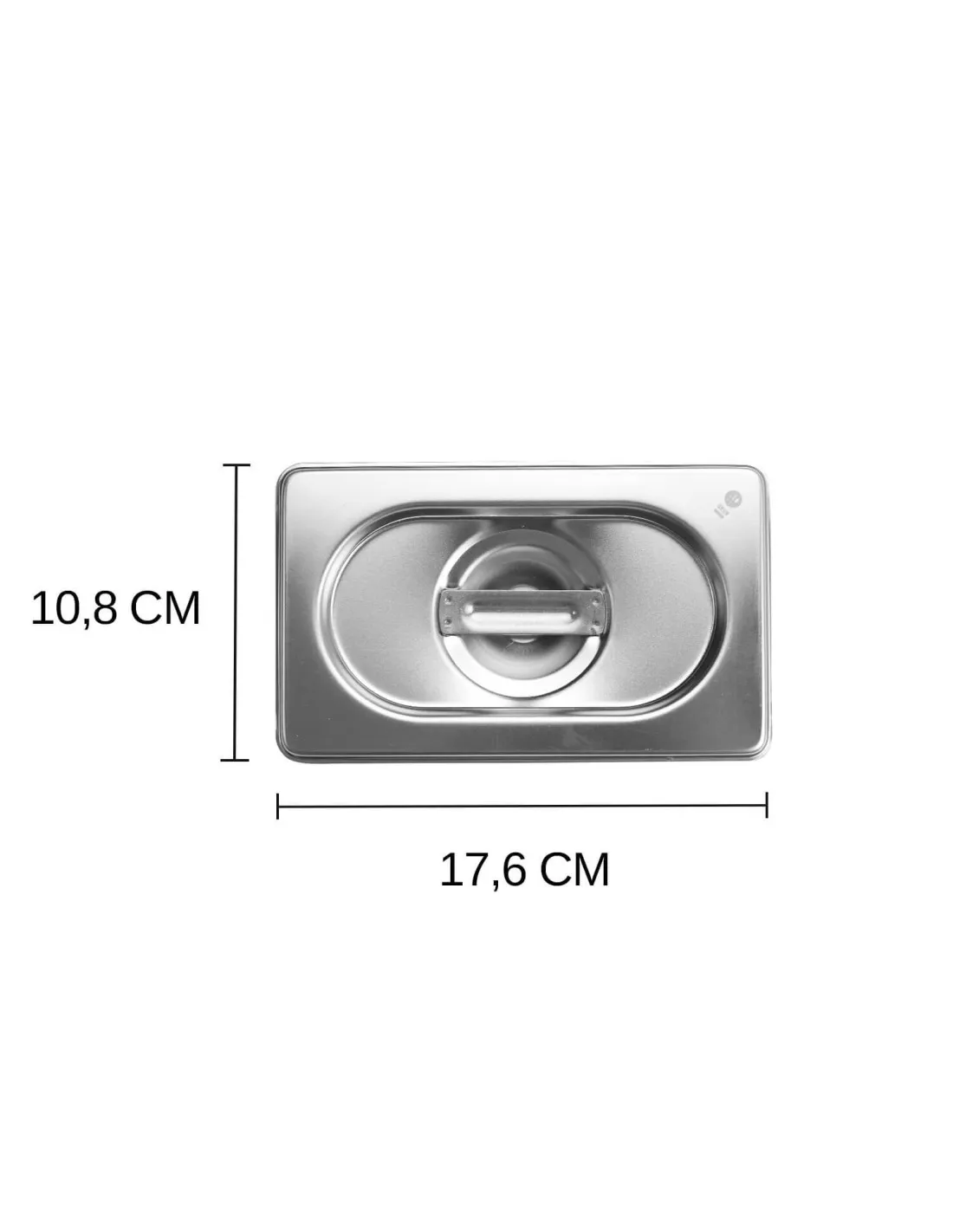 Couvercle pour bac GN 1/9 Hendi Kitchen Line tout inox
