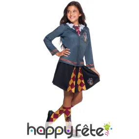 Déguisement Hermione Gryffondor Fille Jupe & Haut