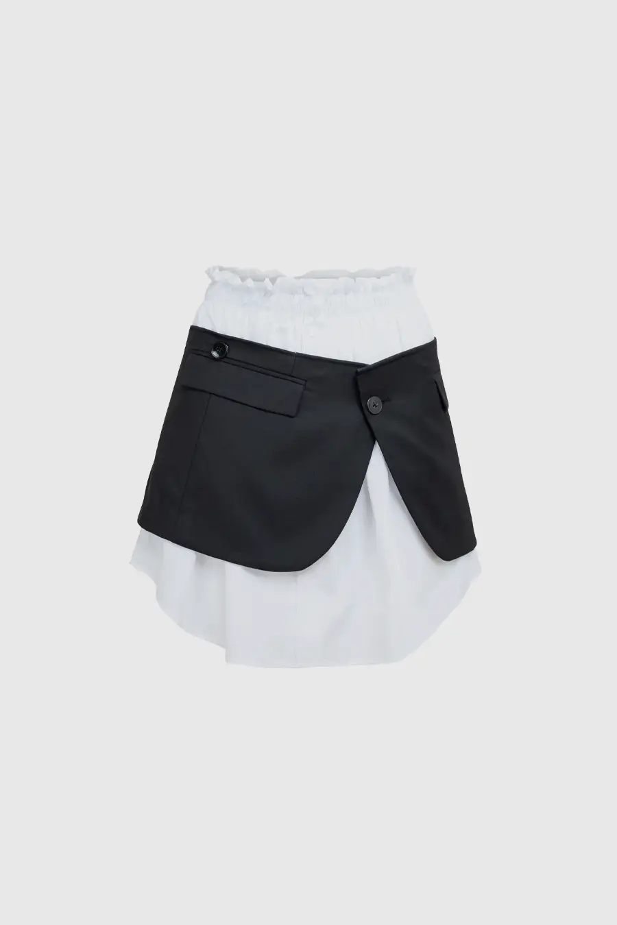 Jupe courte doublée coton