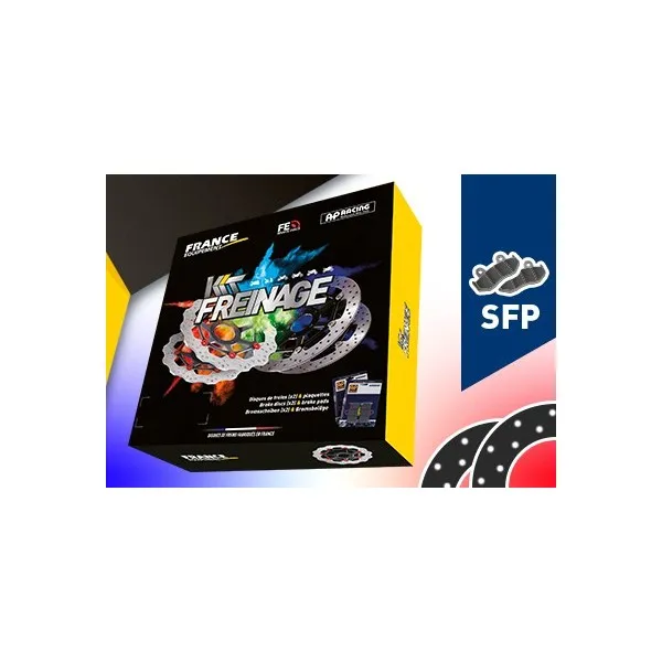  Kit Freinage FRANCE EQUIPEMENT - AP RACING Composé de 2 Disques 