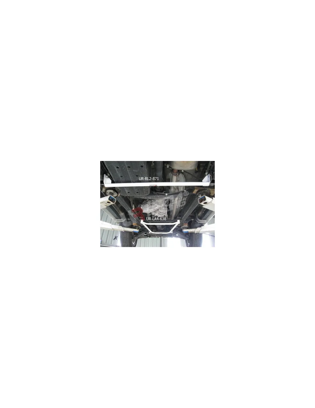 Mitsubishi Pajero IO 09+ (Sport) UltraRacing Barre inférieure arrière -Swapland-