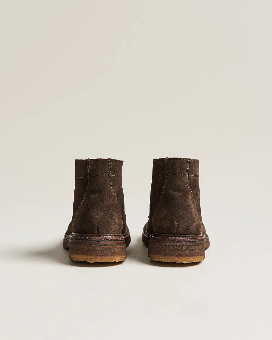 Nuvoflex Lace Up Boot Dark Brown Suede