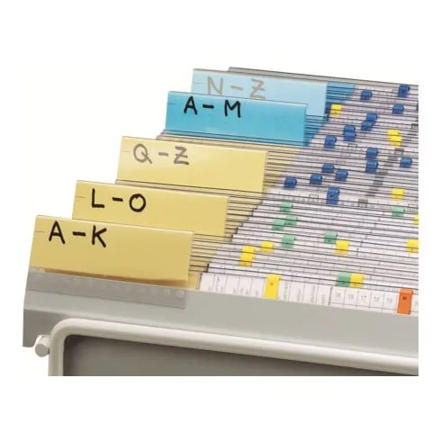 Onglets pour dossier suspendu Eichner pour support filaire pour dossiers suspendus, A4 horizontal