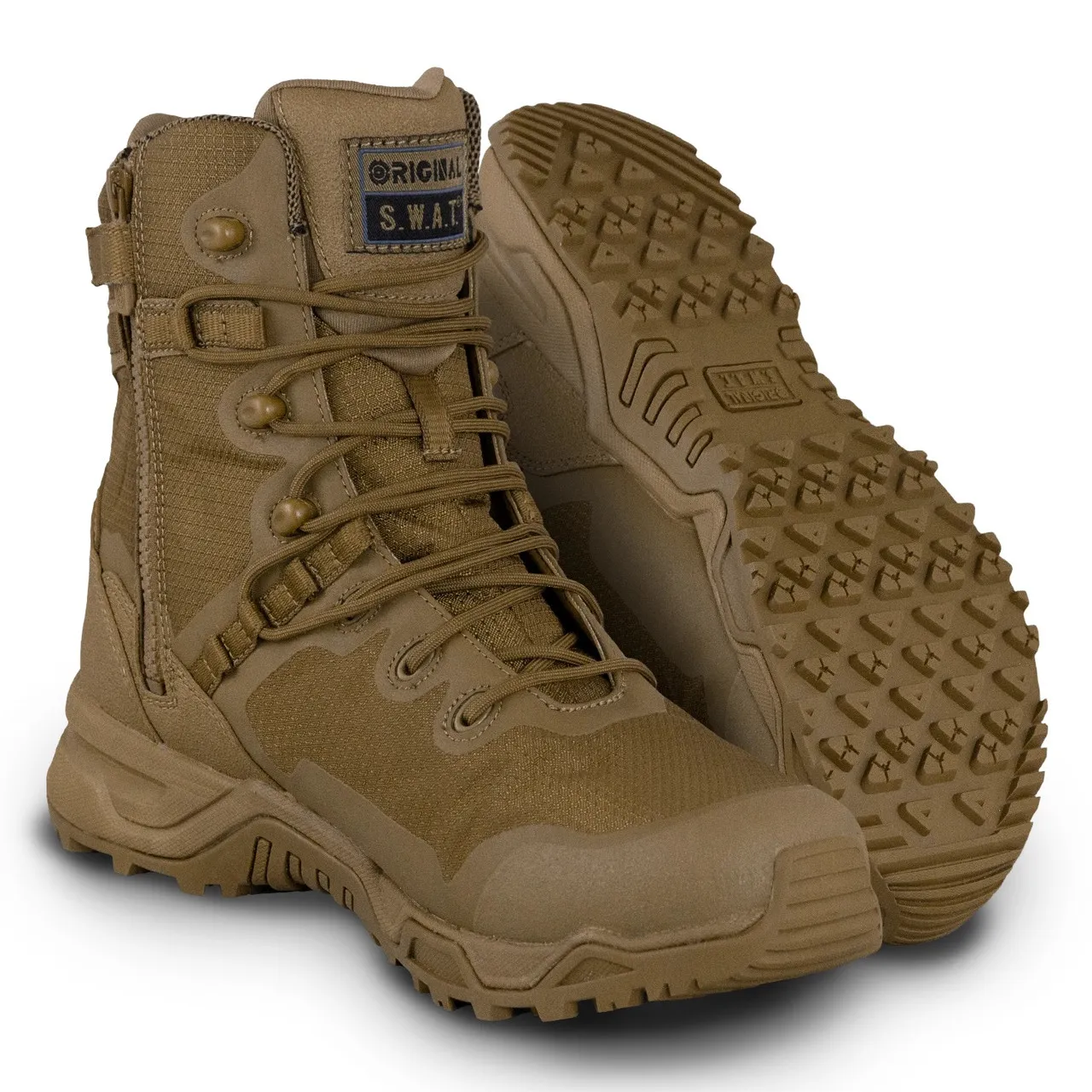 Original S.W.A.T. Alpha Fury Side Zip Boot Coyote Brown