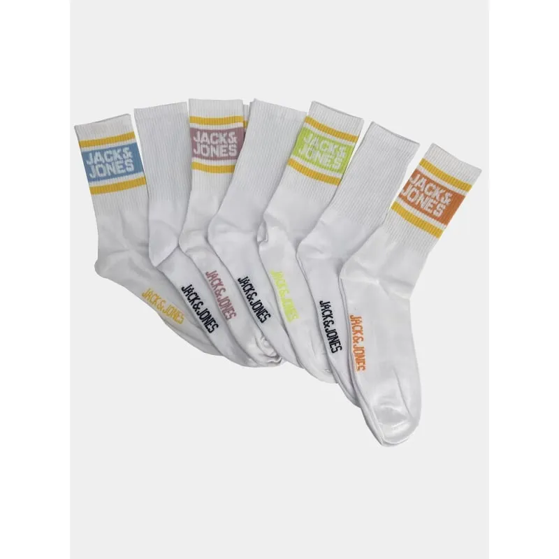 Pack de 4 paires de chaussettes blanc homme - Tommy Hilfiger | wimod
