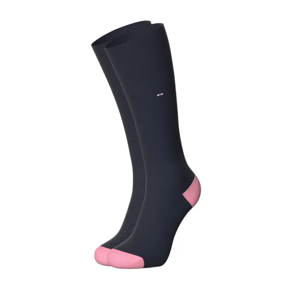 Paire de chaussettes hommes mi-hautes bleu et rose par Eden Park