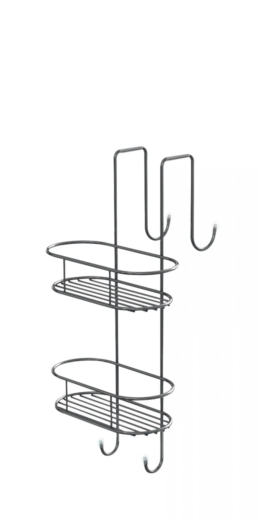 Porte-objets filaire TITO pour paroi de douche - Chromé - GEDY