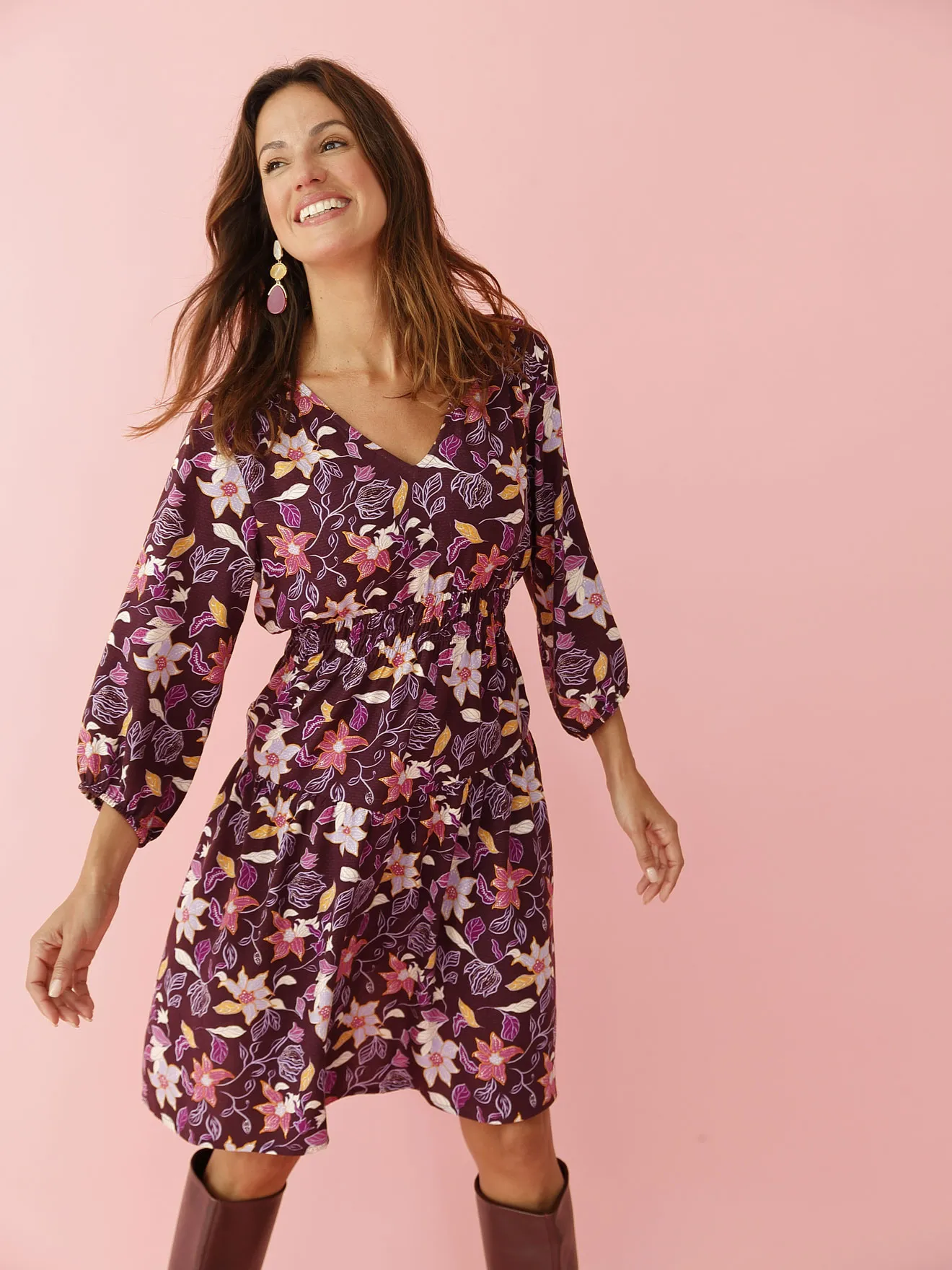 Robe jacquard
