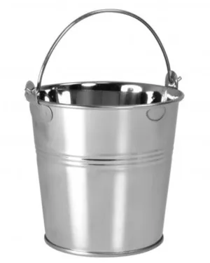 Seau de présentation inox 102x77x90mm