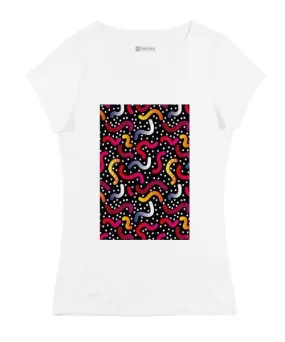 T-shirt Femme Motifs Serpentin - Livraison 24/48h | Grafitee