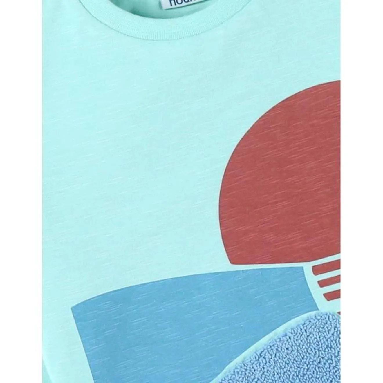 T-shirt à manches longues imprimé vert - Noukies