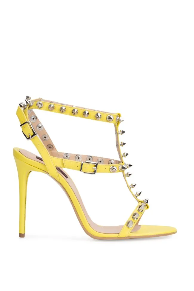 Traces of Heels Sandales en cuir avec clous Aphrodisiac