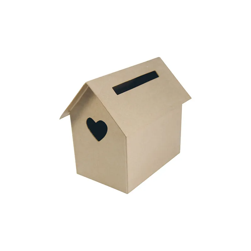 Urne cabane Décopatch | Support et objet à décorer 24 cm