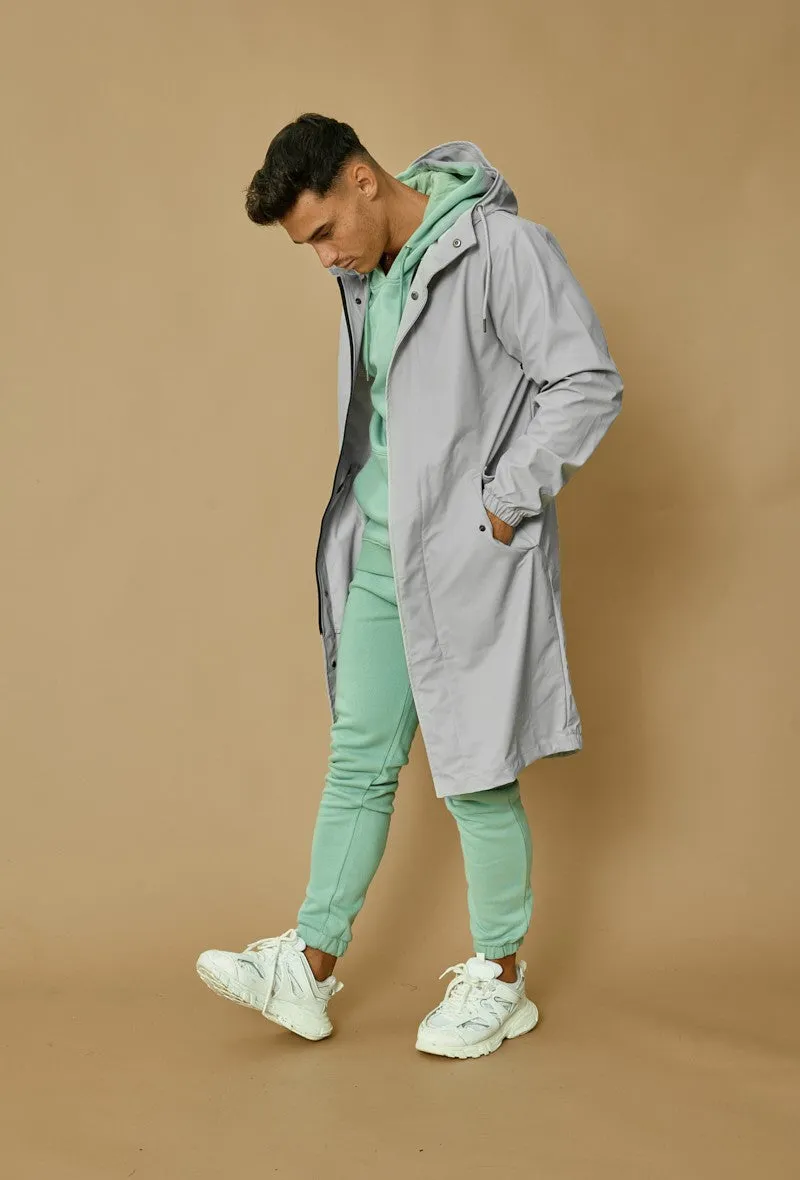 Veste imperméable longue