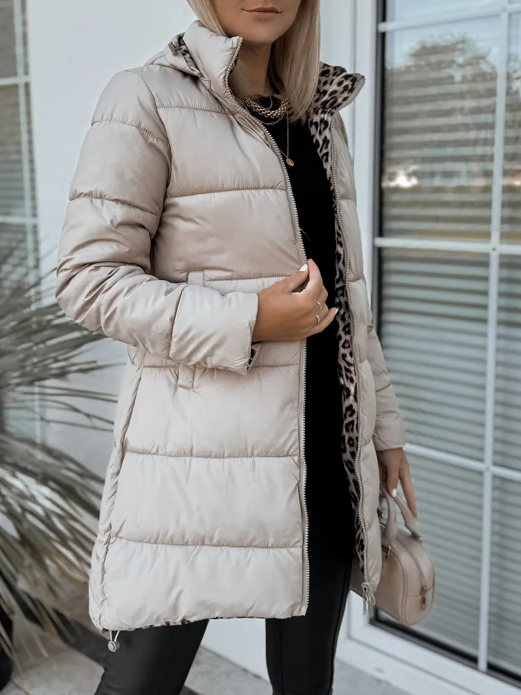 VESTE MARIZA  REVERSIBLE BEIGE