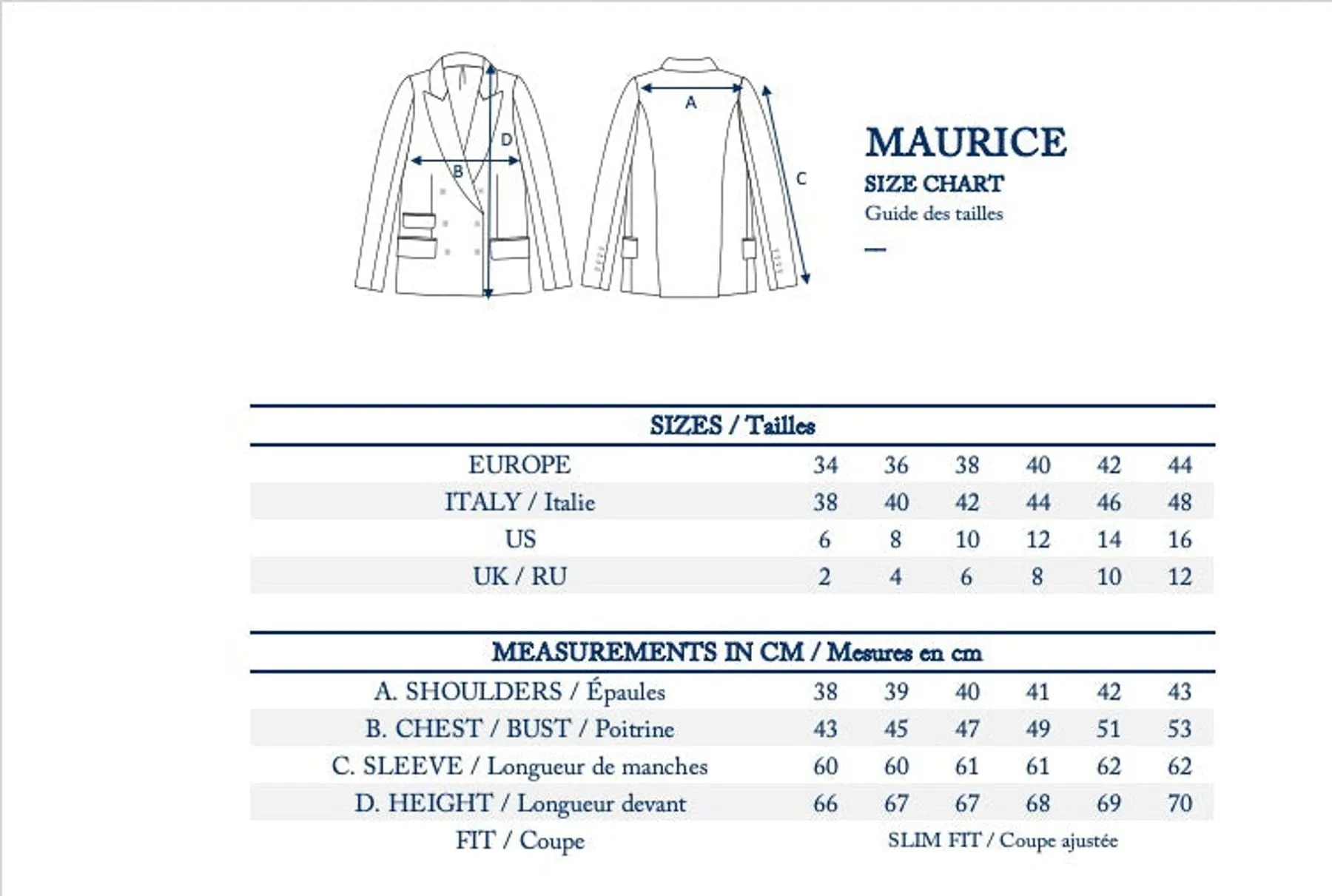 Veste Maurice marron